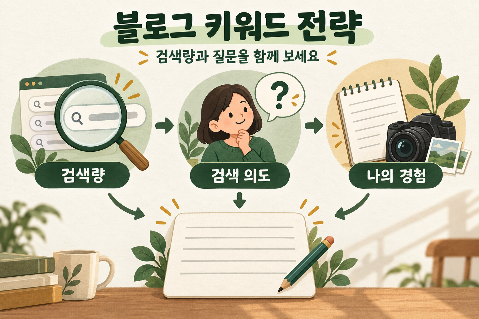 [블로그 강의 04] 블로그 키워드 전략, 검색량을 글감으로 바꾸는 방법